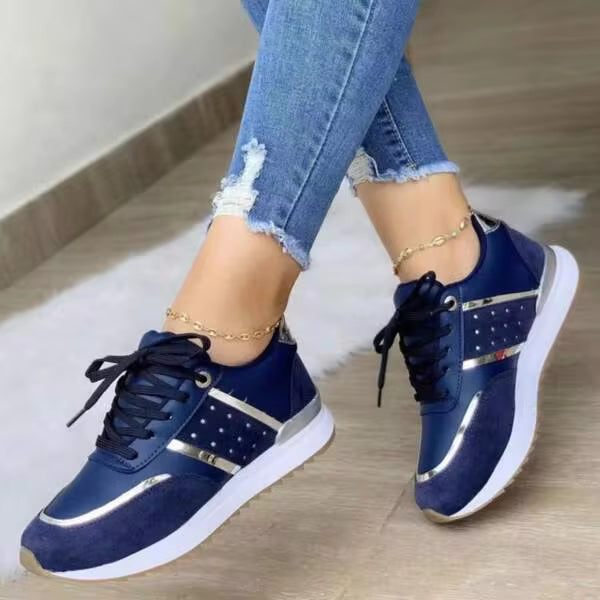 Women's Casual Work Shoes,Platform Walking Shoes,Orthopedic,Non-Slip Wedge Tennis Sneakers